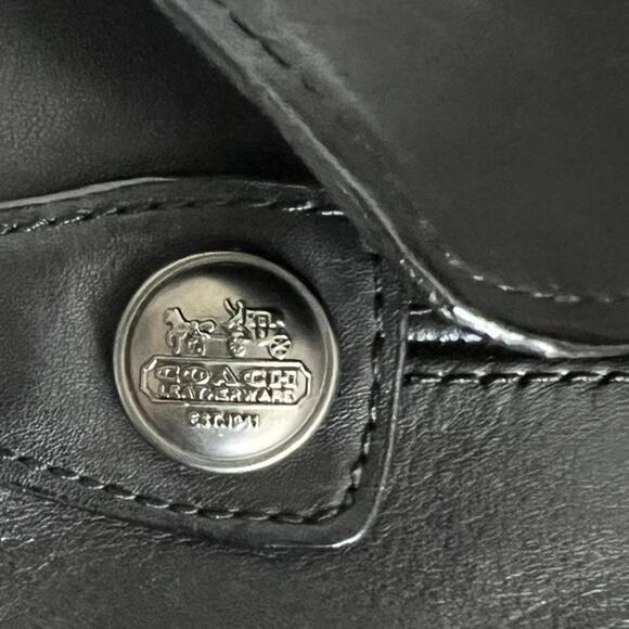 COACH BENITA BLACK SOFT LEATHER FLAT SOLE WOMEN'S TALL RIDING BOOTS SIZE 5 1/2 B - Picture 16 of 16